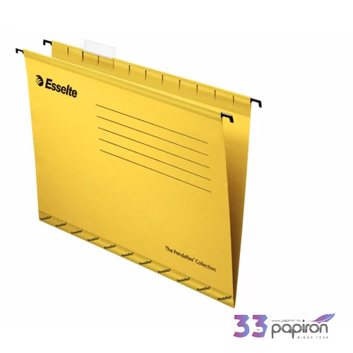 Függőmappa Esselte PENDAFLEX STANDARD sárga Esselte 25db rendelési egység ár 1db-ra