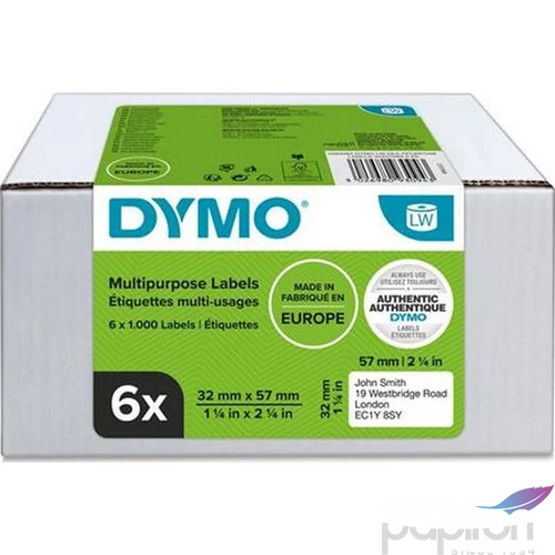 Etikett LW nyomtatóhoz 32x57mm, 1000db etikett DYMO GD2093094