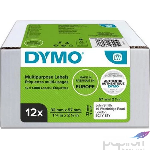 Etikett LW nyomtatóhoz 32x57mm, 1000db etikett DYMO GD2093095
