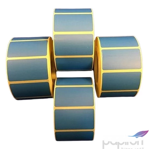 Etikett thermo 25x45mm 1000 etikett/tekercs kék