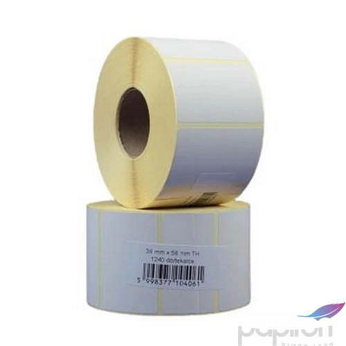 Etikett thermo BIZERBA mérlegcímke 38x58mm 1240 etikett/tekercs