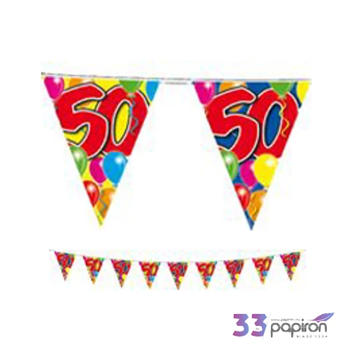 Party banner lufis 50 szülinapi számos 10m-es