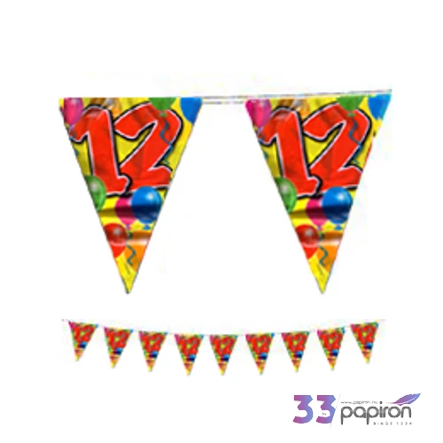 Party banner lufis 12 szülinapi számos 10m-es
