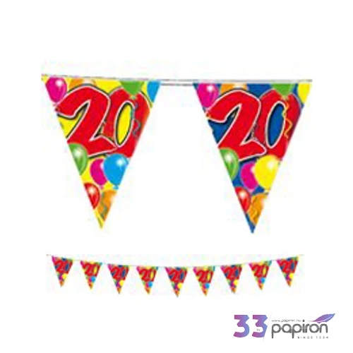 Party banner lufis 20 szülinapi számos 10m-es