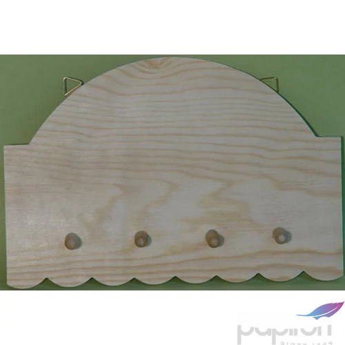 Fa akasztós 28x19x0, 8cm - 4 akasztóval GRAVÍROZHATÓ!