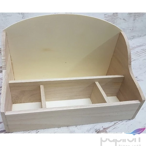 Fa asztali mindenes 26x14x6, 5/17cm GRAVÍROZHATÓ!