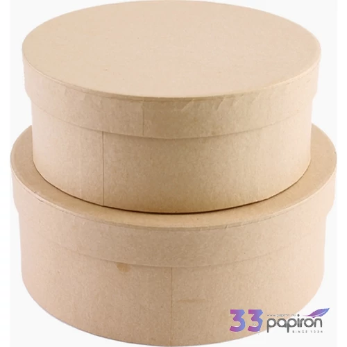 Karton doboz natúr kör alakú S2/2, 17,8x8,8 cm 8,02E+12
