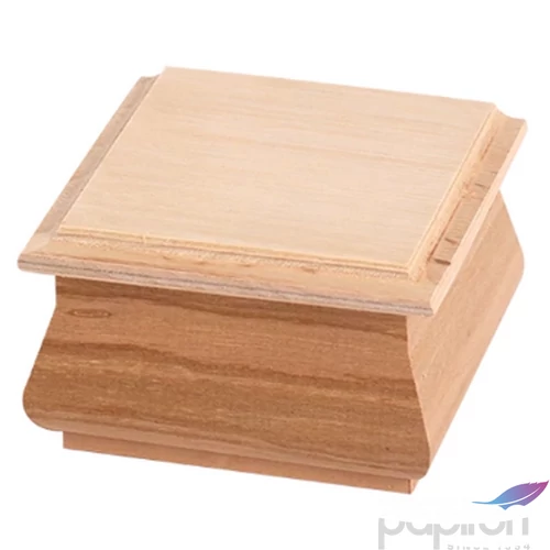 Fa ékszerdoboz 8x8x5 cm