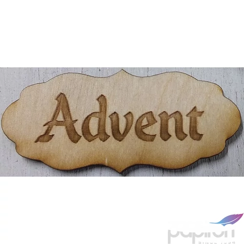 Fa felirat tábla Advent 5db/cs