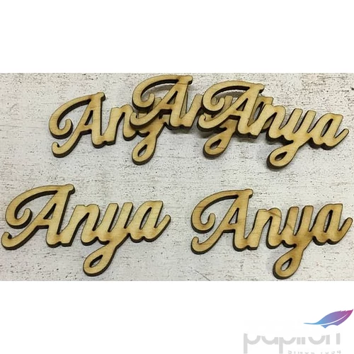 Fa felirat tábla Anya 6, 5cmx3.5cmx3mm 5db/cs