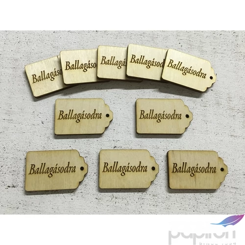 Fa felirat tábla Ballagásodra 4.5cmx3cmx3mm 10db/cs