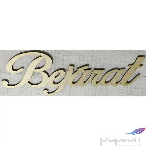 Fa felirat tábla Bejárat 35x11cm