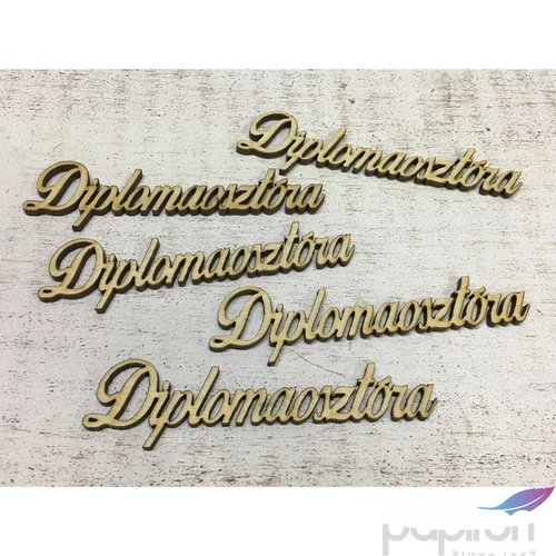 Fa felirat tábla Diplomaosztóra 9, 5cmx2.5cmx3mm 5db/cs