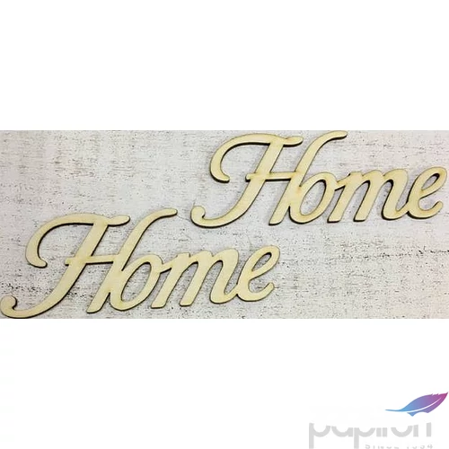 Fa felirat tábla Home 14, 5cmx5.5cmx3mm 2db/cs