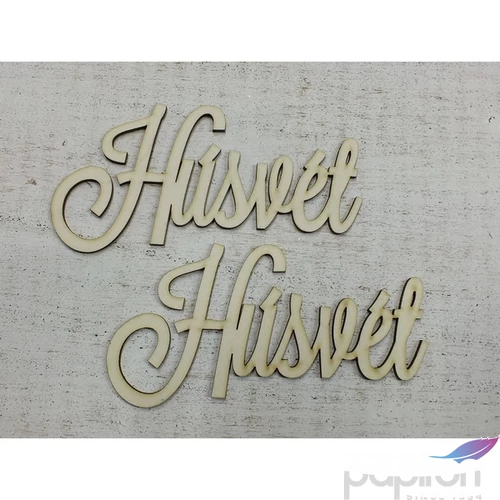 Fa felirat tábla Húsvét 15cmx7.5cmx3mm 2db/cs