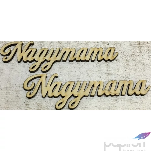 Fa felirat tábla Nagymama 12, 5cmx3.5cmx3mm 2db/cs