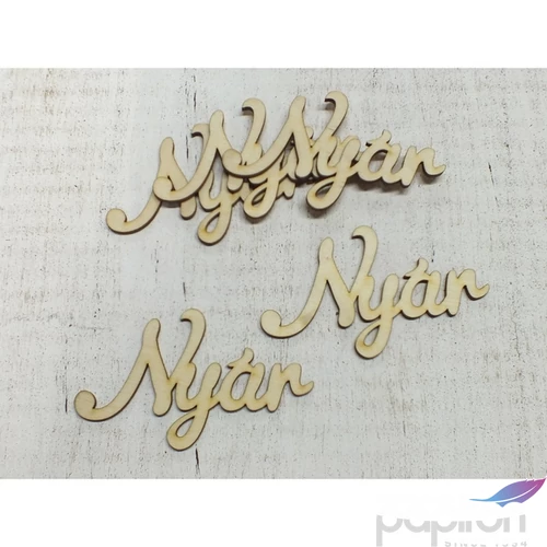 Fa felirat tábla Nyár 10cmx5.5cmx3mm 5db/cs