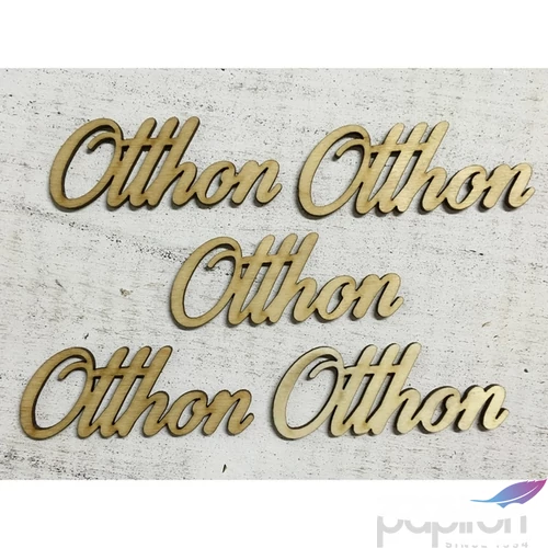 Fa felirat tábla Otthon 9, 5cmx4cmx3mm 5db/cs