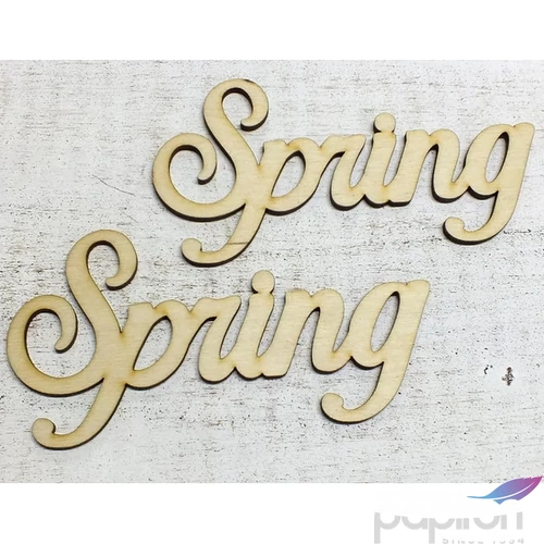 Fa felirat tábla Spring 14cmx8cmx3mm 2db/cs