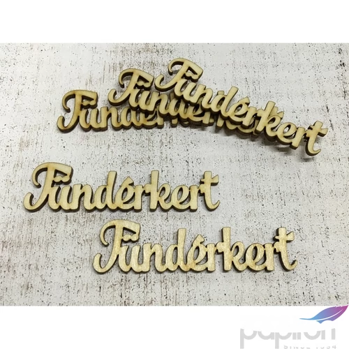 Fa felirat tábla Tündérkert 10cmx2.3cmx3mm 5db/cs