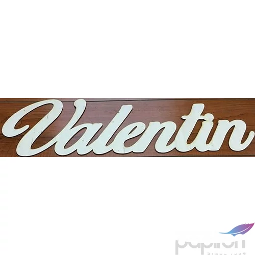 Fa felirat tábla Valentin 75x20cm 