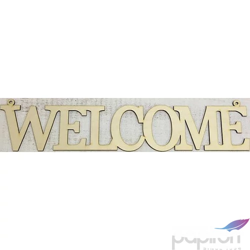 Fa felirat tábla Welcome 50x10cm