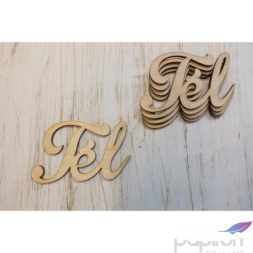 Fa felirat Tél felirat 9, 5cmx6cmx3mm 5db/cs