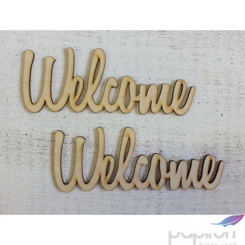 Fa felirat Welcome 15cmx3mm 2db/cs