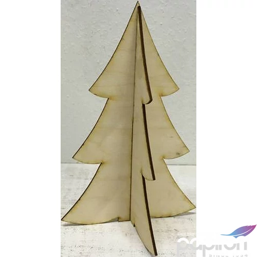 Fa fenyő 3D 16x16x24cm 