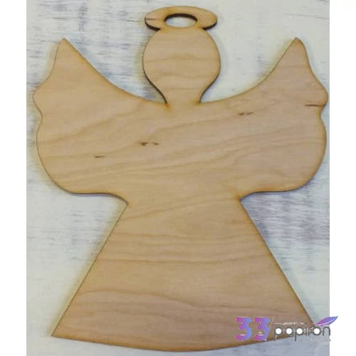 Fa figura angyal 15x13cm