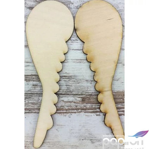 Fa figura angyalszárny hosszú 15cm 2db/cs
