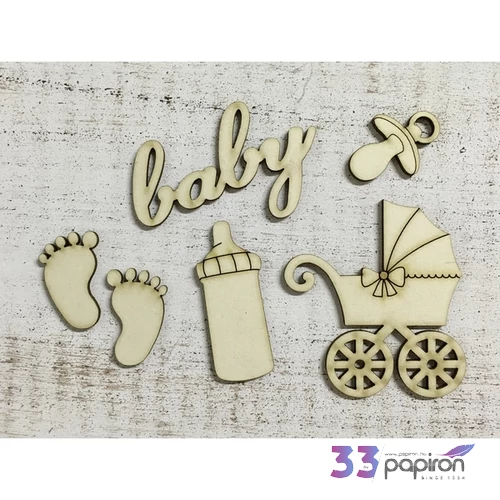 Fa figura babás baba szett 8cmx3mm 6db/cs