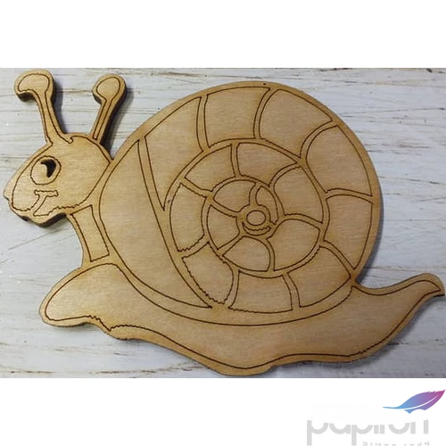 Fa figura csiga kifesthető 12x9.5cm