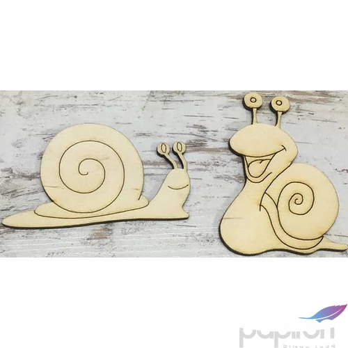 Fa figura csigák 2 féle csiga 9cmx3mm 2db/cs