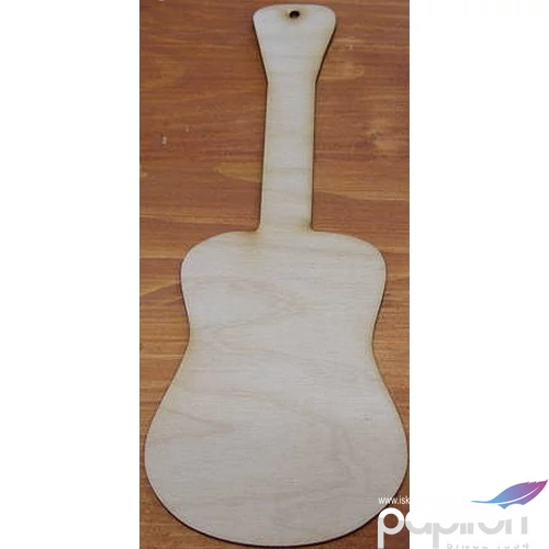 Fa figura dobgitár hangszer 24x9, 5cm