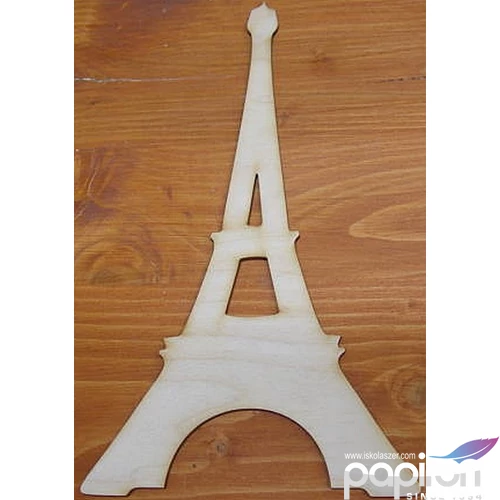 Fa figura Eiffel torony natúr 24cm 
