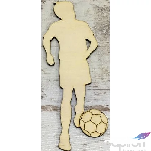 Fa figura focis fiú 16x5.5cm 