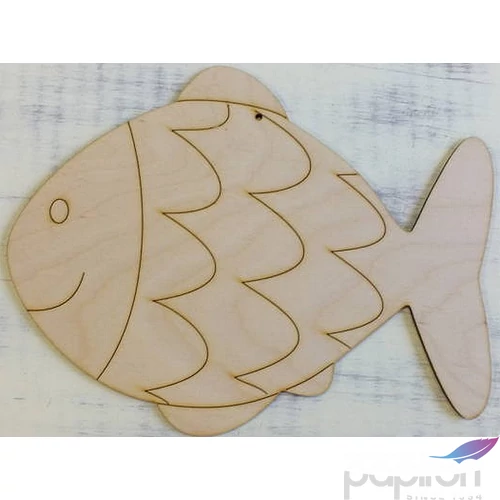 Fa figura hal pikkelyes 24cm 