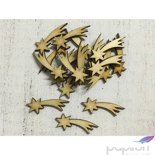 Fa figura hullócsillag hullócsillag 4, 5cmx1.7cmx3mm 20db/cs