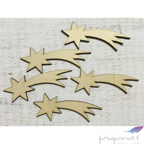 Fa figura hullócsillag hullócsillag 9, 5cmx4cmx3mm 5db/cs