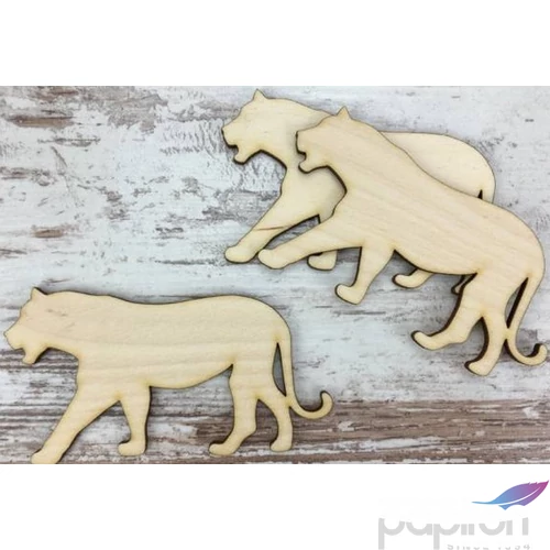Fa figura jaguár sziluett 10cm 3db/cs