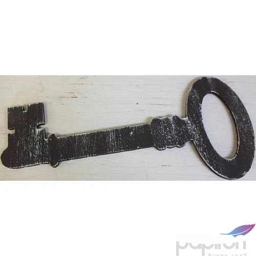 Fa figura kulcs barna vintage - 20cm