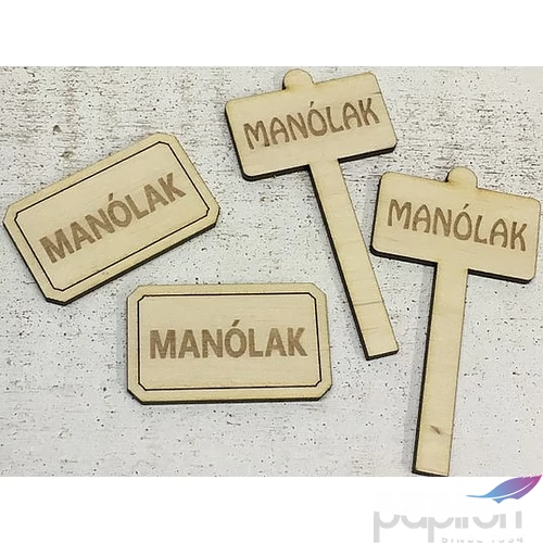 Fa figura manólak kellékek szett 4db/cs