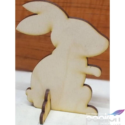 Fa figura nyuszi talpas 7x9, 5cm 