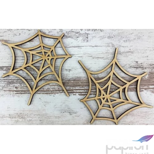 Fa figura pókháló Halloween 12cm 2db/cs