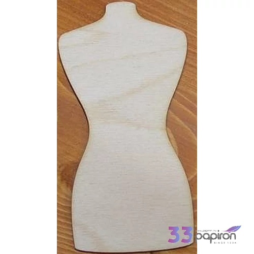 Fa figura próbabábu 7x15cm