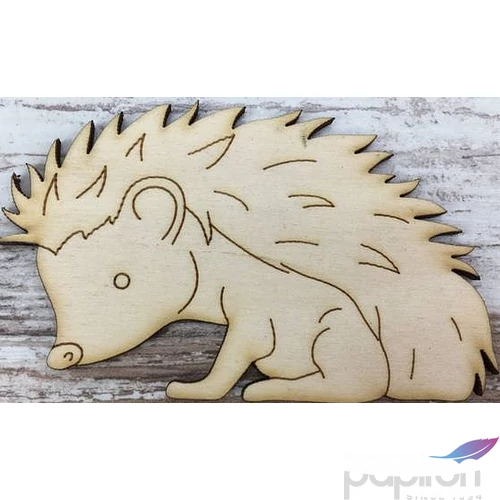 Fa figura süni erdei süni 6x9, 5cm 