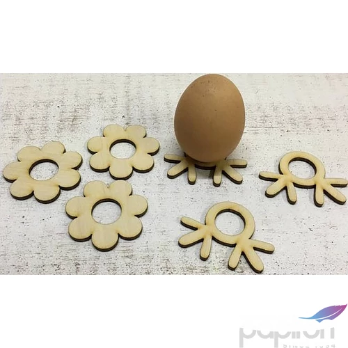 Fa figura tojás lábak kétféle 5cmx3mm 6db/cs