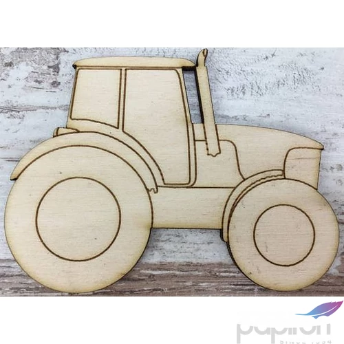 Fa figura traktor natúr 9, 3cm 