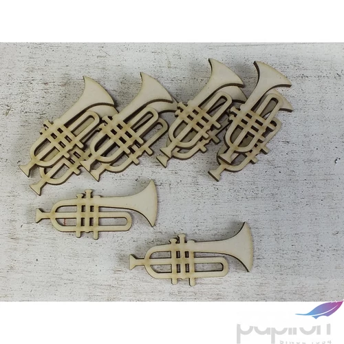 Fa figura trombita 6cmx3cmx3mm 10db/cs
